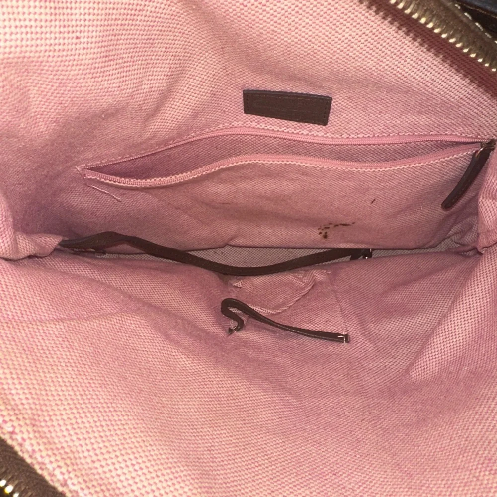 Dooney & Bourke Dillen Large Pocket Sac Brown Pebbled Leather Hobo Shoulder‎ Bag